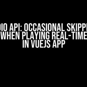 Web Audio API: Occasional Skipped Audio Chunks When Playing Real-Time Stream in VueJS App